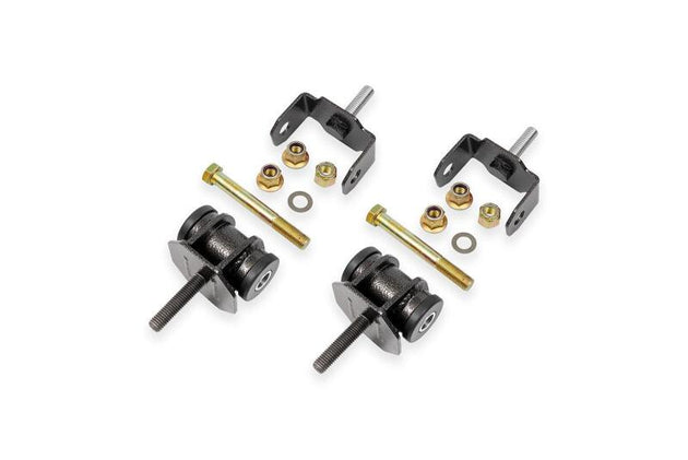 Black Hammertone BMR Chevrolet C5 Corvette engine mount kit for 1997-2004 models, including Z06, with Delrin motor mounts.