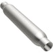 MagnaFlow muffler with 3.5-inch diameter and 18-inch length, featuring dual 2.25-inch inlet and outlet pipes, automotive exhaust component