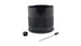 Vibrant small 0.75L oil catch can reservoir with dipstick for automotive engine ventilation systems.
