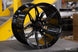 Vossen x Novitec NF11 22x12-inch forged gloss black rear wheel for Ferrari 488 and F8, 5x114.3 bolt pattern, ET33 offset.