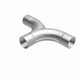 MagnaFlow 2.50-inch stainless steel smooth transition T connecting pipe with 90/90 degree bends, automotive exhaust component.