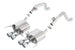 Borla catback exhaust system for 2014-2015 Chevy Corvette C7 with quad rear tips, without AFM and NPP, rear section.