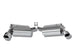 Borla axle back exhaust system for 2010 Camaro 3.6L V6, rear section only, with polished stainless steel tips.