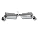 Borla axle back exhaust system for 2010 Camaro 3.6L V6, rear section only, with polished stainless steel tips.