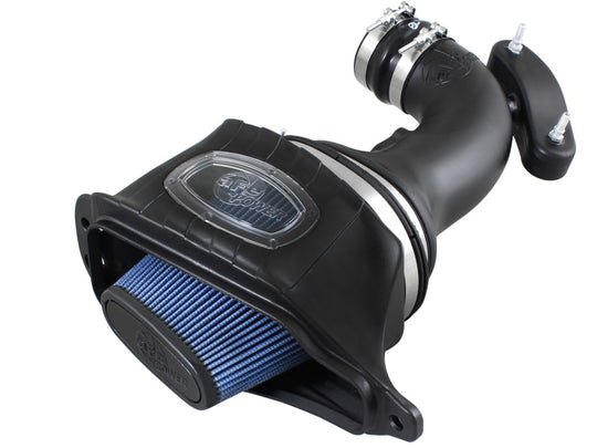 aFe Momentum Air Intake System PRO 5R Stage-2 Si for 2014 Chevrolet Corvette C7 V8 6.2L cold air intake with black plastic and metal components