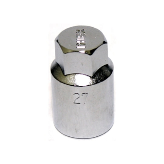 Rays Key Number 27 replacement key for L32 short type wheel accessory, showing a close-up of the metal key with brand markings.