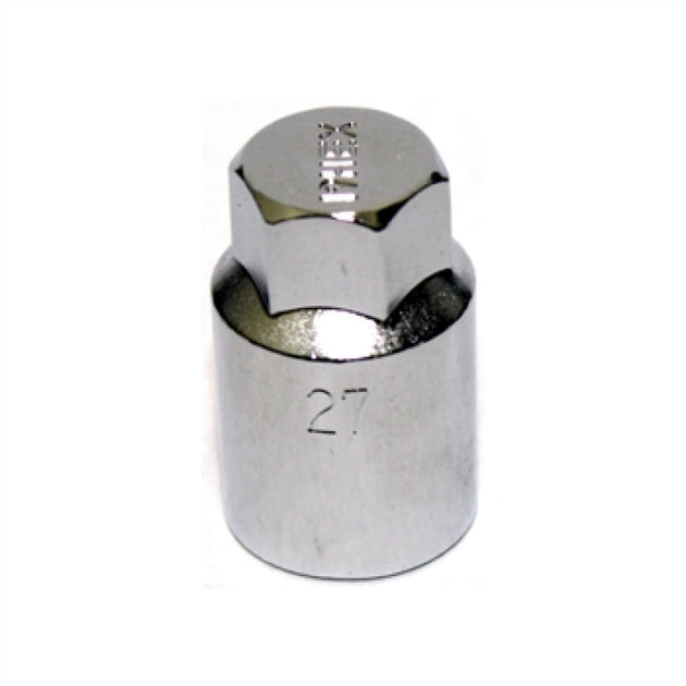 Rays Key Number 27 replacement key for L32 short type wheel accessory, showing a close-up of the metal key with brand markings.