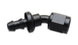 Vibrant 30-degree push-on hose end elbow fitting, -6AN size, designed for high-performance automotive and fluid transfer applications.