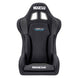 SPARCO Race Seat Grid QRT in black with lightweight design and racing harness openings, suitable for high-performance motorsport vehicles.