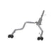 MBRP catback exhaust system for Chevrolet Silverado 1500 5.3L with carbon fiber tips, 3-inch pipe and T304 stainless steel construction.