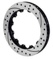 Wilwood SPC-37 LH black drilled 12.88-inch 2-piece brake rotor with 12 on 8.75-inch bolt pattern, automotive brake component