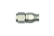 DeatschWerks 8AN female swivel straight hose end fitting with PTFE liner and olive insert for high-performance fluid connections.