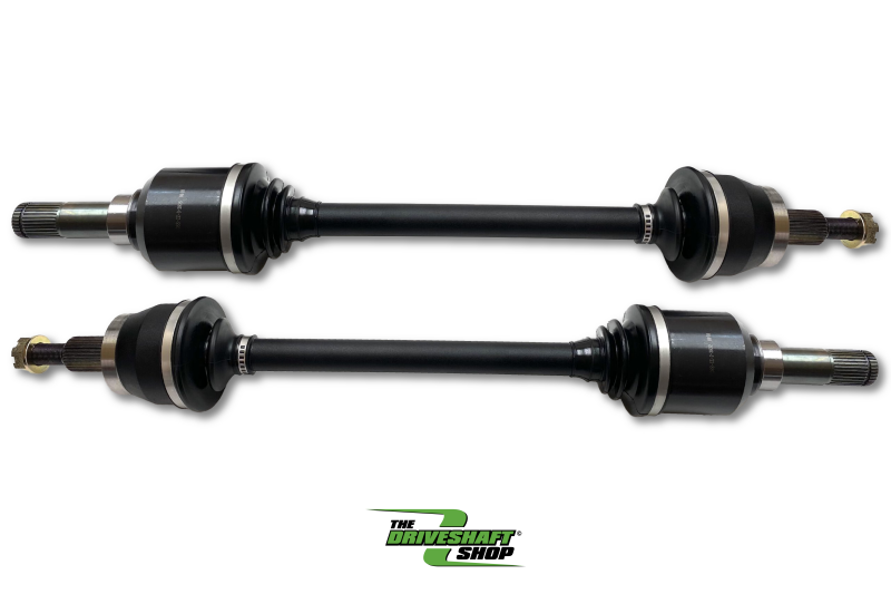 DSS Level 5 axle for Chevy Camaro SS 10-15, 1400HP, 2-piece outer CV, left side, driveshaft shop branding