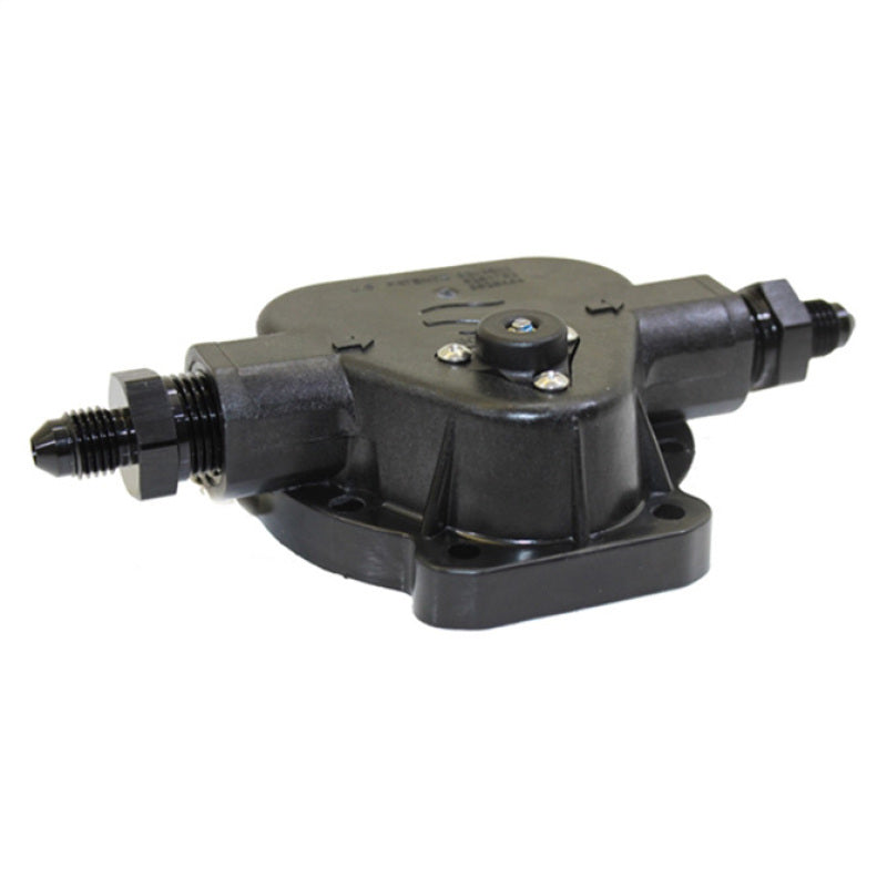 Snow Performance injection pump upper housing assembly for 40900 pump with braided connections, part of snow performance injection pump components.