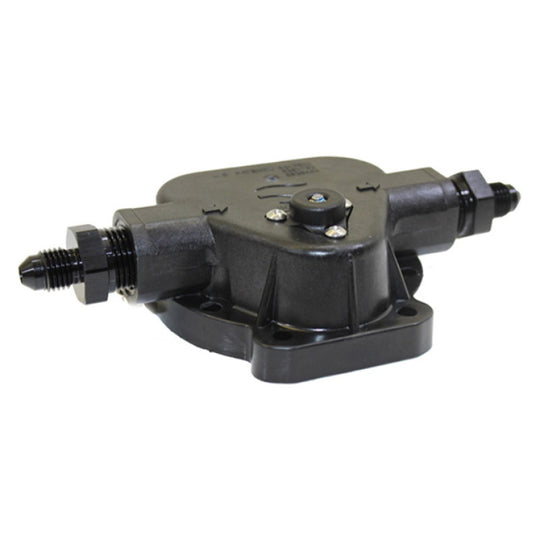 Snow Performance injection pump upper housing assembly for 40900 pump with braided connections, part of snow performance injection pump components.