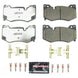 PowerStop Z26 Extreme Street brake pads for 2020 Chevrolet Corvette front performance brake pads with hardware.