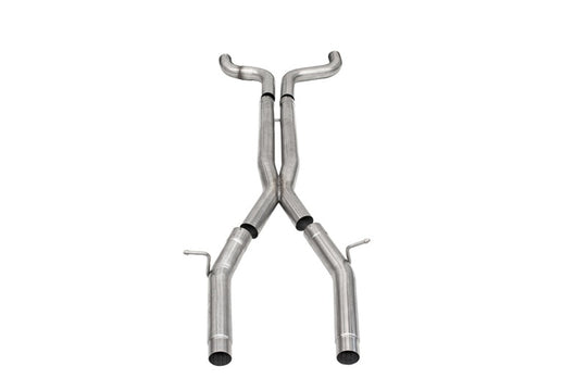 Corvette Corsa Performance X-Pipe for Chevrolet Camaro SS 6.2L V8 2016-2024, showing the stainless steel pipe with branding.