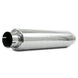 MBRP universal quiet tone muffler with 4-inch inlet/outlet, 24-inch body, 6-inch diameter, and 30-inch overall length, T304 stainless steel