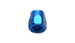 Vibrant blue -16AN hose end socket fitting, durable and precision-engineered for high-performance fluid connections.