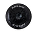NRG black fender washer kit with M6 bolt rivets for plastic, includes 10 hardware pieces with color-matched fasteners.