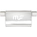 MagnaFlow Mag SS muffler with dimensions 11x4x9 inches, 2.5-inch inlet/outlet, stainless steel construction, for vehicle exhaust systems.