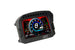 AEM CD-5LG Carbon logging digital dash display with internal 10Hz GPS and antenna, showing gauges and data readouts.