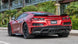 Borla catback exhaust system for Chevrolet Corvette C8 Z06 5.5L V8 with 3-inch ATAK mufflers and reusable OE tips.