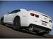 Borla catback exhaust system for 2012-2014 Chevrolet Camaro ZL1 Coupe 6.2L V8, showcasing the polished exhaust pipes and tips