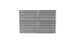 Vibrant universal oil cooler core measuring 6x10x2 inches, designed for efficient engine oil cooling in automotive applications.