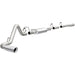 Magnaflow catback exhaust system for Chevy Silverado V8 5.3L with single rear exit, stainless steel construction, for 14 model.