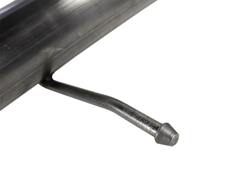aFe MACHForce XP catback exhaust for GM Silverado/Sierra 1500 2014 V-5.3/6.2L with black tips, showing the exhaust system and tips