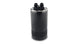 Vibrant medium 1.5L 2-port oil catch can assembly with black finish, designed for automotive engine ventilation systems.