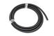 DeatschWerks 8AN black nylon braided PTFE hose, 20 feet long, flexible automotive fuel or oil transfer hose.