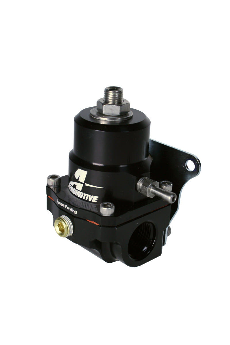 Aeromotive A1000 fuel pressure regulator set with dual adjustable EFI regulators, featuring -8 inlet and -6 return fittings.