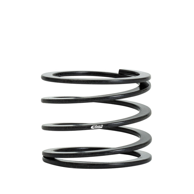 Eibach ERS 2.25-inch ID linear coilover spring for suspension, showcasing the black metal coil with specifications visible.