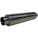 MBRP muffler with 4 inlet/outlet, 24-inch body, T409 stainless steel, replacing all 30-inch overall length vehicle mufflers.