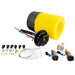 Aeromotive 05-18 Chevrolet Silverado 340 dual drop-in fuel pump system installed in a Silverado engine bay