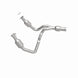 MagnaFlow direct fit catalytic converter for 2015 GMC Yukon XL V8 6.2L, showing the stainless steel component with mounting flanges.