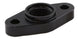 Turbosmart billet turbo drain adapter with silicon O-ring, 52mm mount holes, T3/T4 style fit, used for turbocharger oil drain connection.