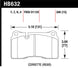 Hawk Performance front brake pads for VW Touareg 06-10 and Corvette Z06/ZR-1 09-11 with carbon ceramic brake package and iron rotors