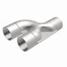 MagnaFlow 2.50-inch stainless steel Y pipe with 90-degree bend, designed for exhaust system performance and durability.