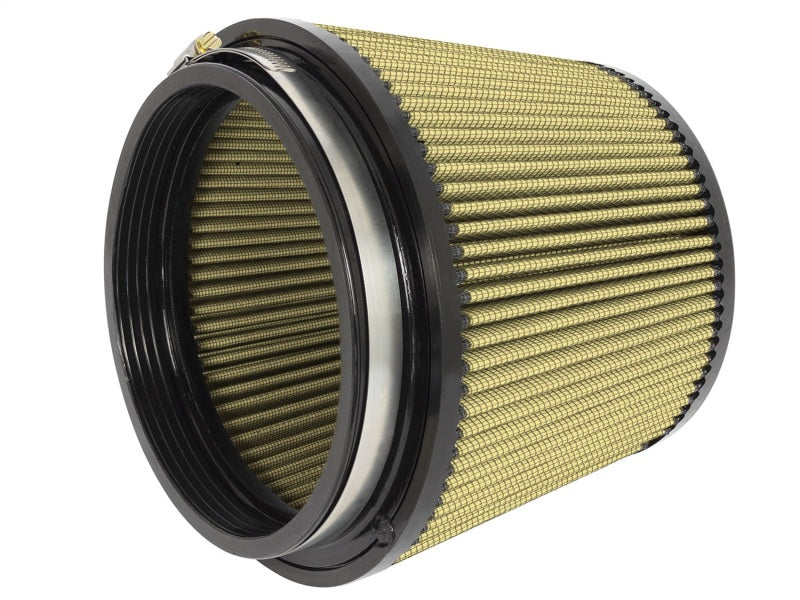 aFe MagnumFLOW air filter IAF PG7 for drop-in installation, showing the filter with pleated design and brand logo.