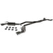 MBRP catback exhaust system for 2010 Chevy Camaro V6 3.6L with dual round tips, shown with polished stainless steel finish.