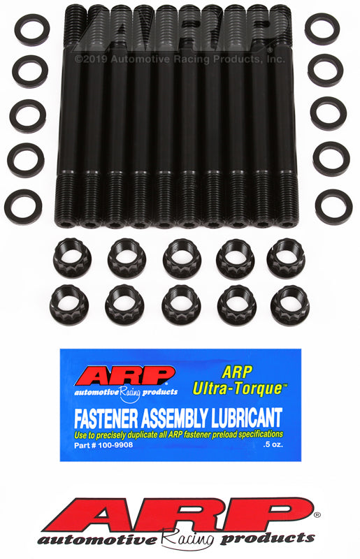 ARP Ford Pinto 2300CC inline 4 head stud and bolt kit with metal studs and bolts for engine head assembly.
