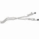 Magnaflow 26+ Dodge Charger 3.0L SPEQ cat-back exhaust system with polished stainless steel pipes and mufflers.