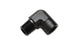 Vibrant 1/8in NPT female to male 90 degree pipe adapter fitting showing threaded ends and angled design for piping connections.