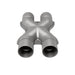 MagnaFlow Smooth Trans X 3/3 X 14 SS exhaust X pipe with polished stainless steel finish, designed for vehicle exhaust systems.