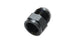 Vibrant -3AN Female to -4AN Male expander adapter fitting for automotive or hydraulic applications, showing metal fittings against a dark background.