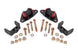 Black Hammertone BMR Suspension engine mount kit for 2014-2019 Chevrolet Corvette, showing close-up of the motor mounts.