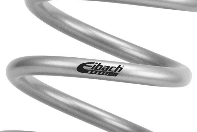 Eibach coilover spring, 10-inch length, 3-inch inner diameter, 350 lbs, black coil spring for suspension systems.